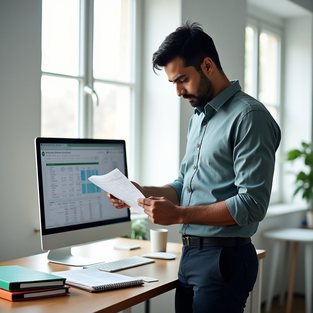 Организованное рабочее место для ведения финансового учёта